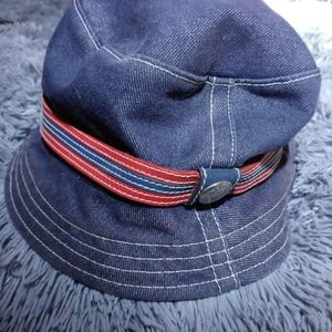 Denim Coach bucket hat sz M